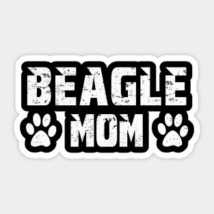 Beagle mom Sticker